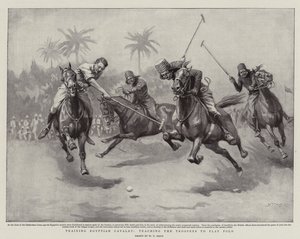 エジプトの騎兵隊を訓練し、トゥルーパーズにポロをプレーするように教える